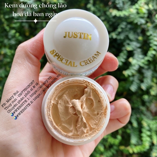 KEM CCM JUSTIN TÁI TẠO CHỐNG LÃO HOÁ DA - NGÀY VÀ ĐÊM